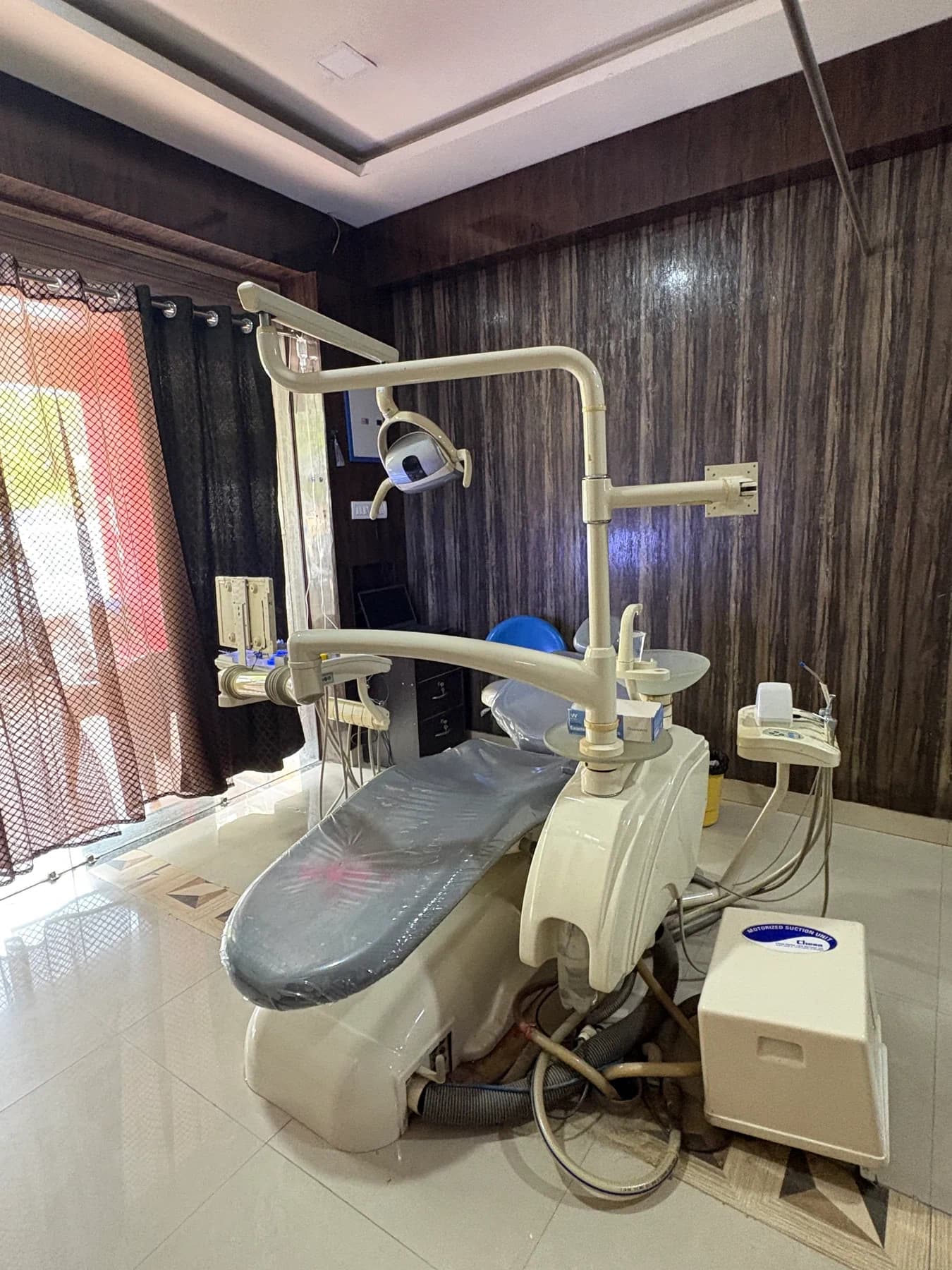 Oro Care dental chair and treatment equipment in the operatory